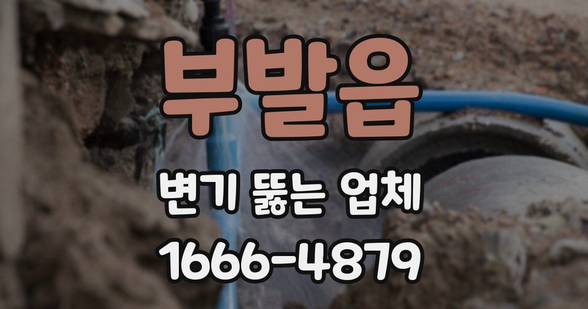 부발읍 변기 뚫는 업체