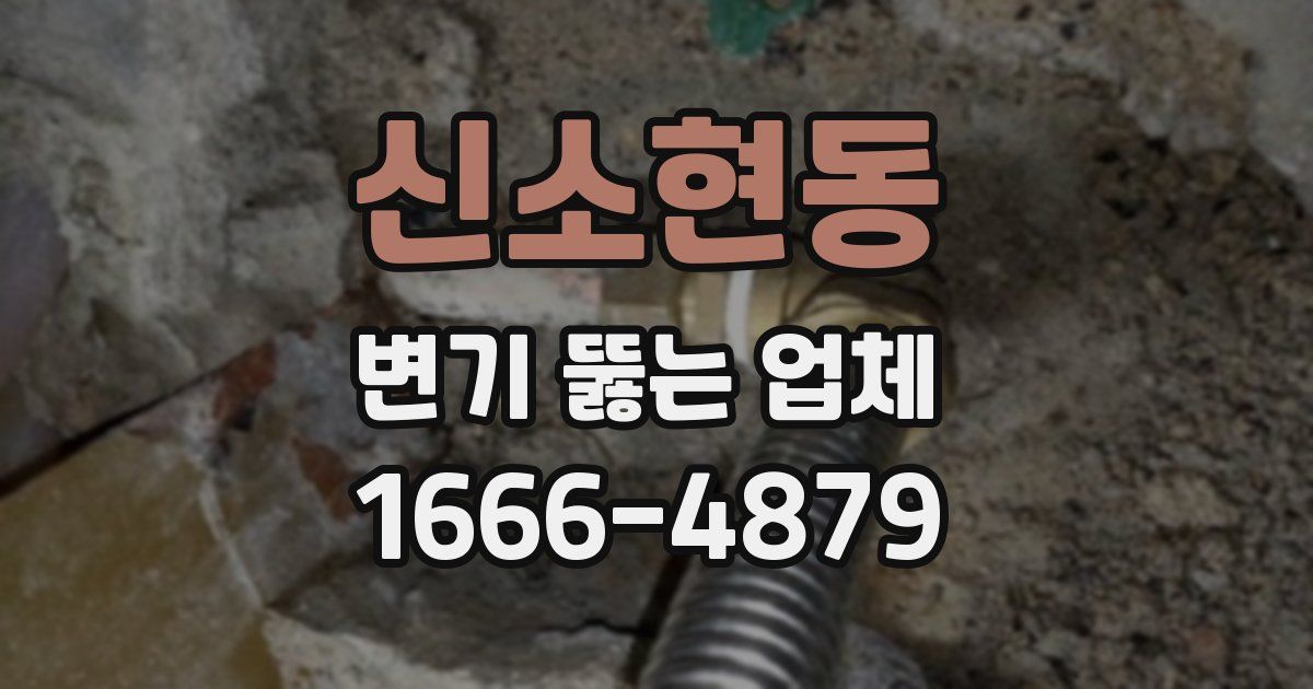 신소현동 변기 뚫는 업체