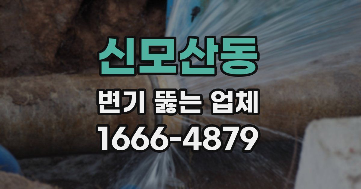 신모산동 변기 뚫는 업체