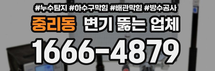 중리동 변기 뚫는 업체