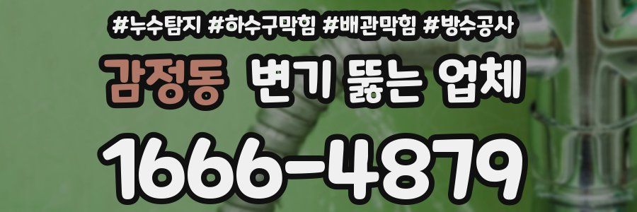 감정동 변기 뚫는 업체