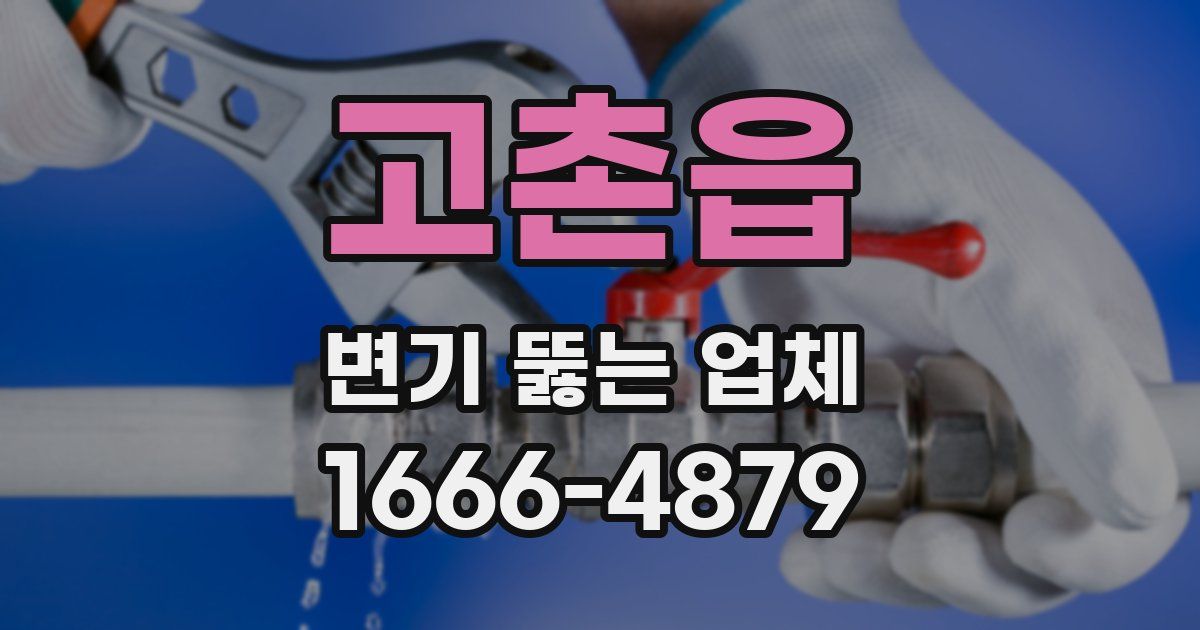 고촌읍 변기 뚫는 업체