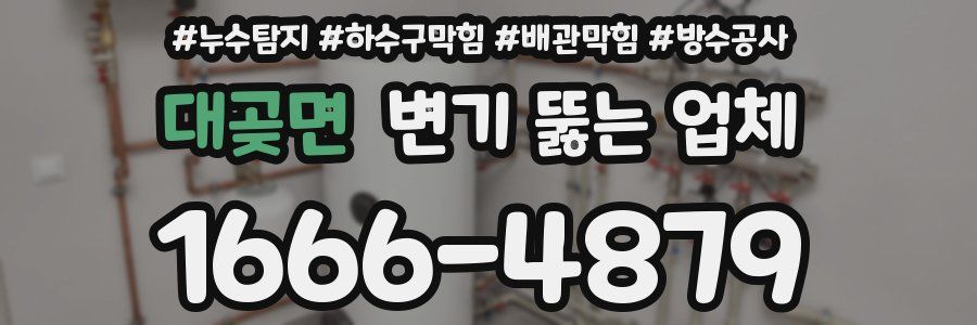 대곶면 변기 뚫는 업체