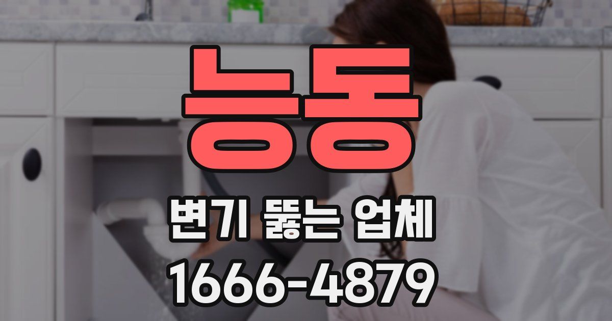 능동 변기 뚫는 업체