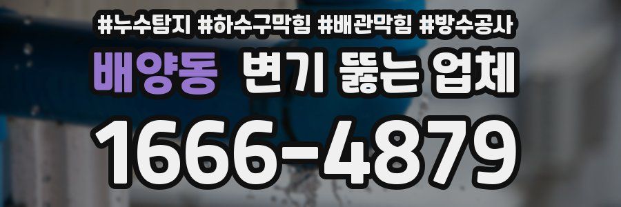 배양동 변기 뚫는 업체