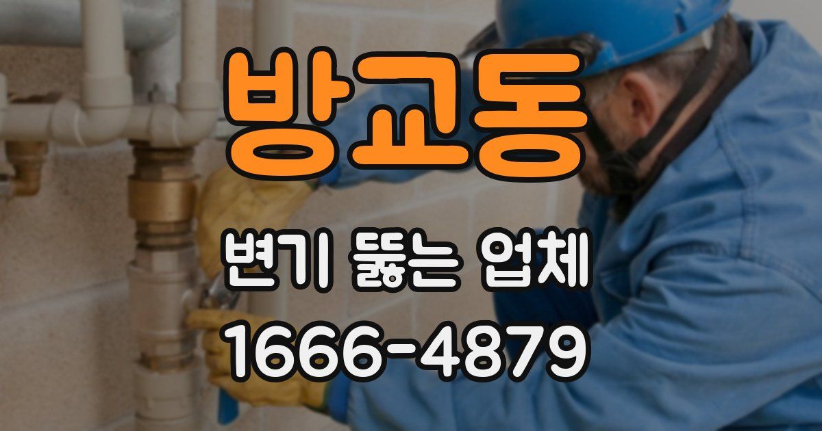 방교동 변기 뚫는 업체