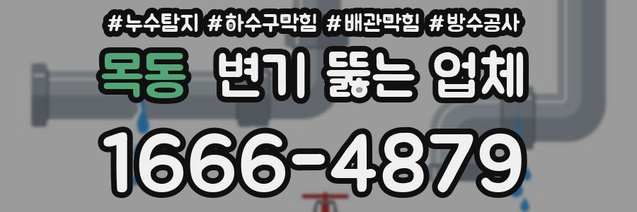 목동 변기 뚫는 업체