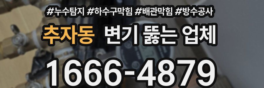 추자동 변기 뚫는 업체