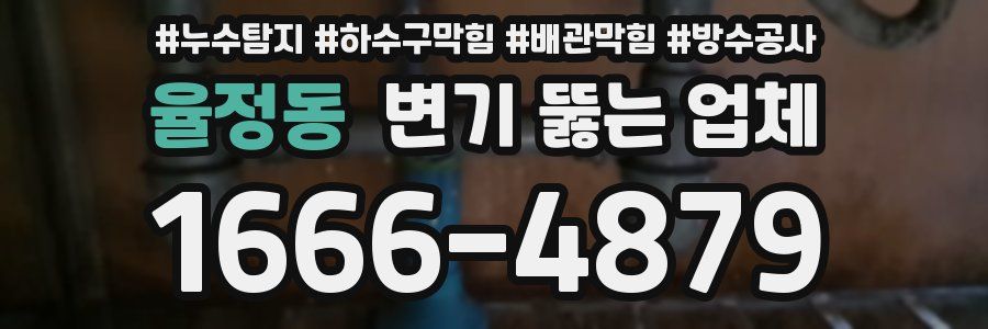 율정동 변기 뚫는 업체