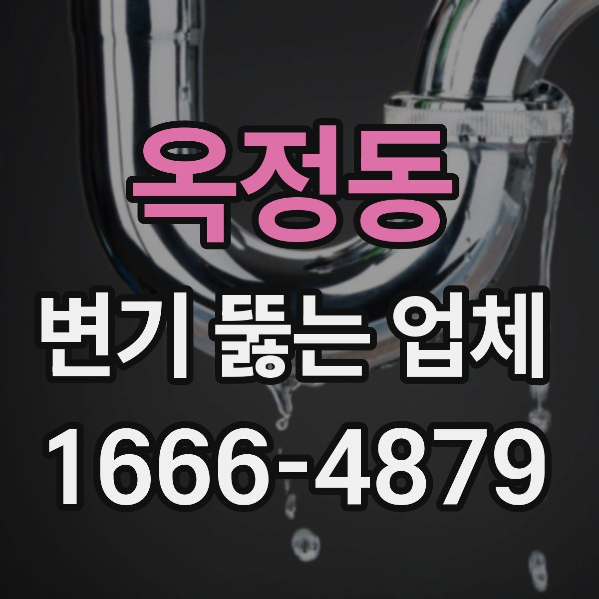 옥정동 변기 뚫는 업체