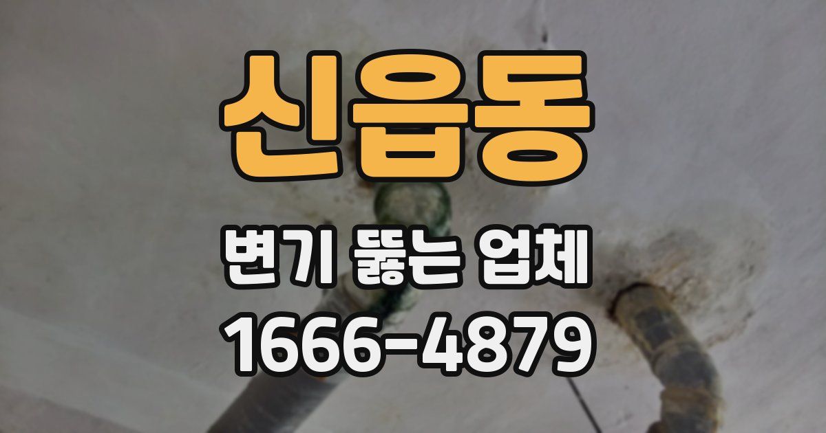 신읍동 변기 뚫는 업체