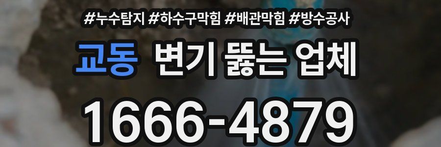 교동 변기 뚫는 업체