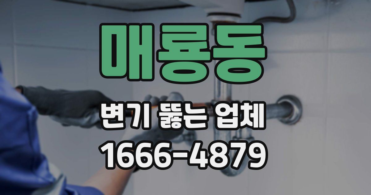 매룡동 변기 뚫는 업체
