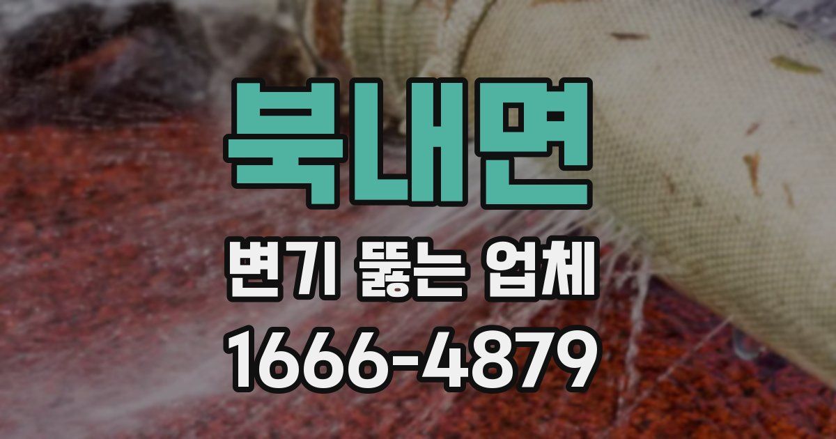 북내면 변기 뚫는 업체