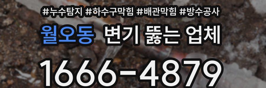 월오동 변기 뚫는 업체