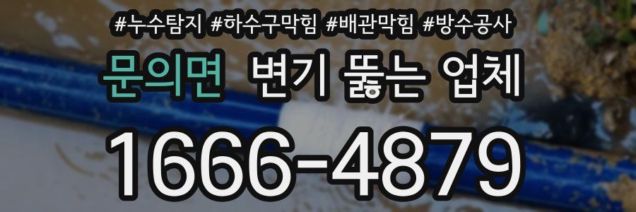 문의면 변기 뚫는 업체