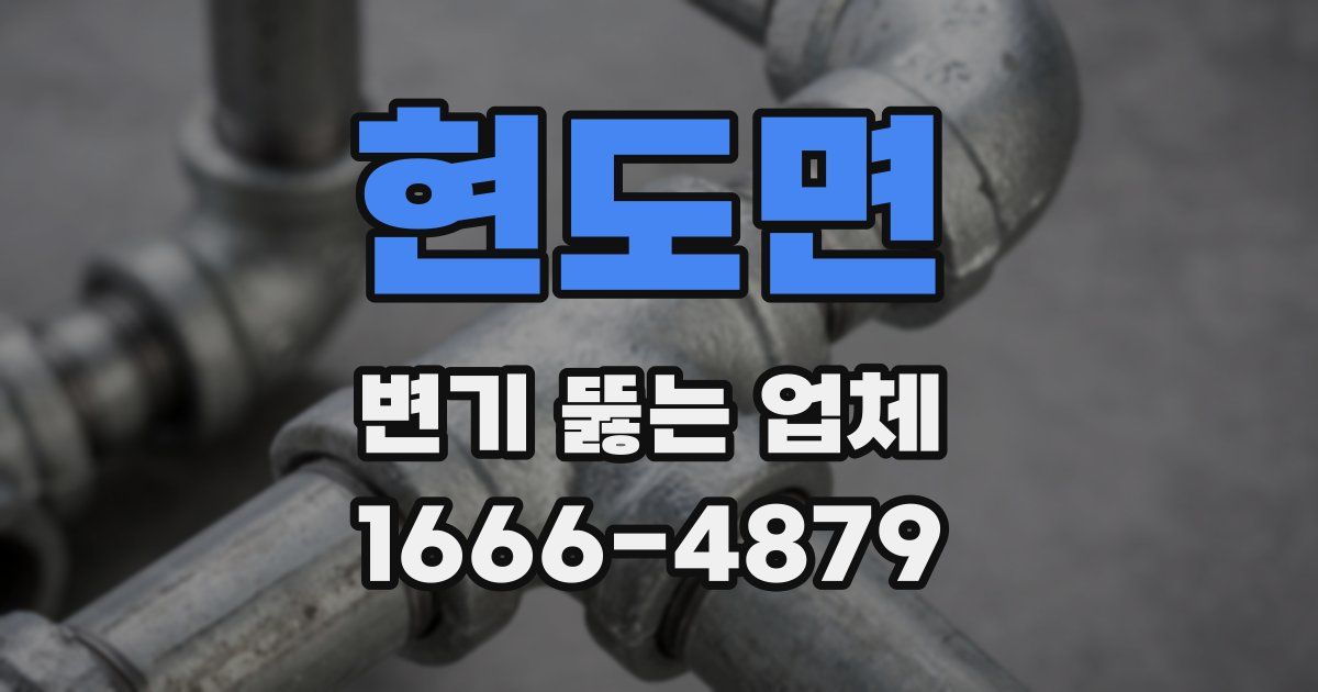 현도면 변기 뚫는 업체