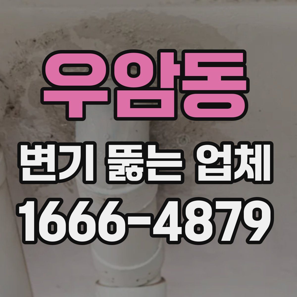 우암동 변기 뚫는 업체