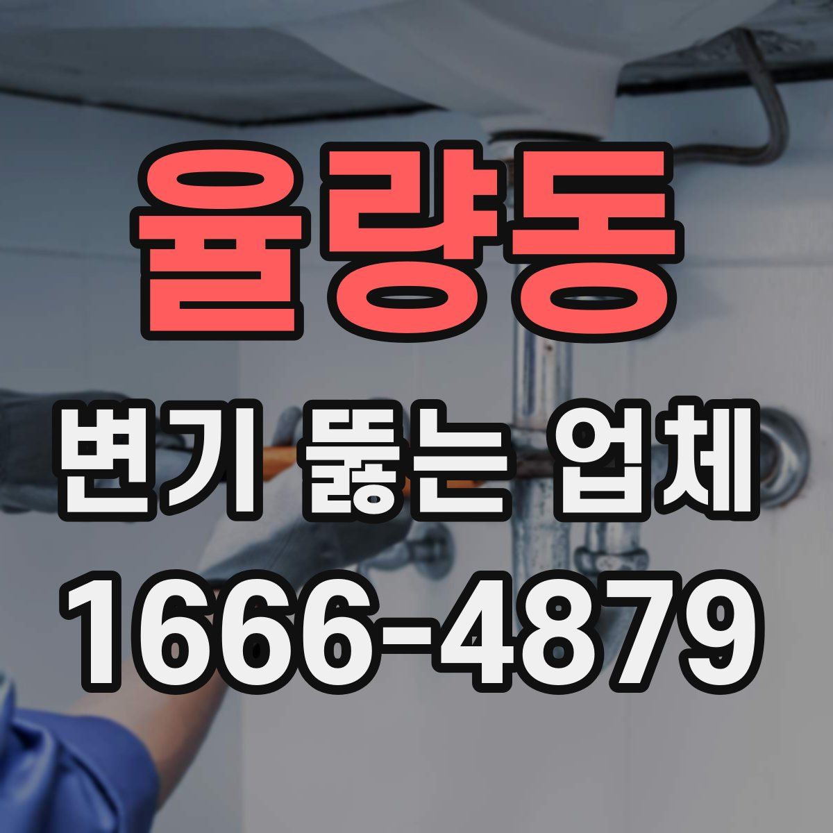 율량동 변기 뚫는 업체