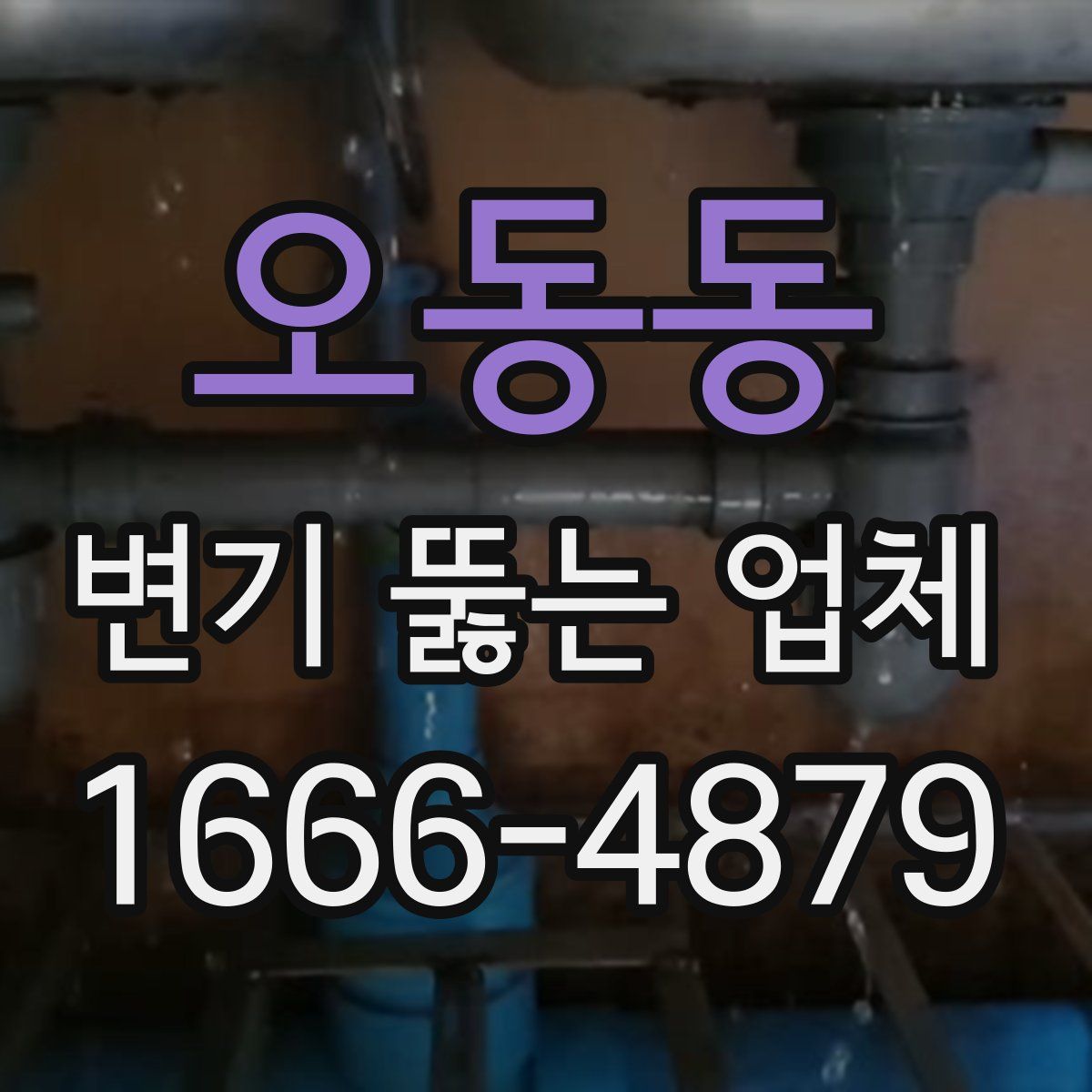 오동동 변기 뚫는 업체