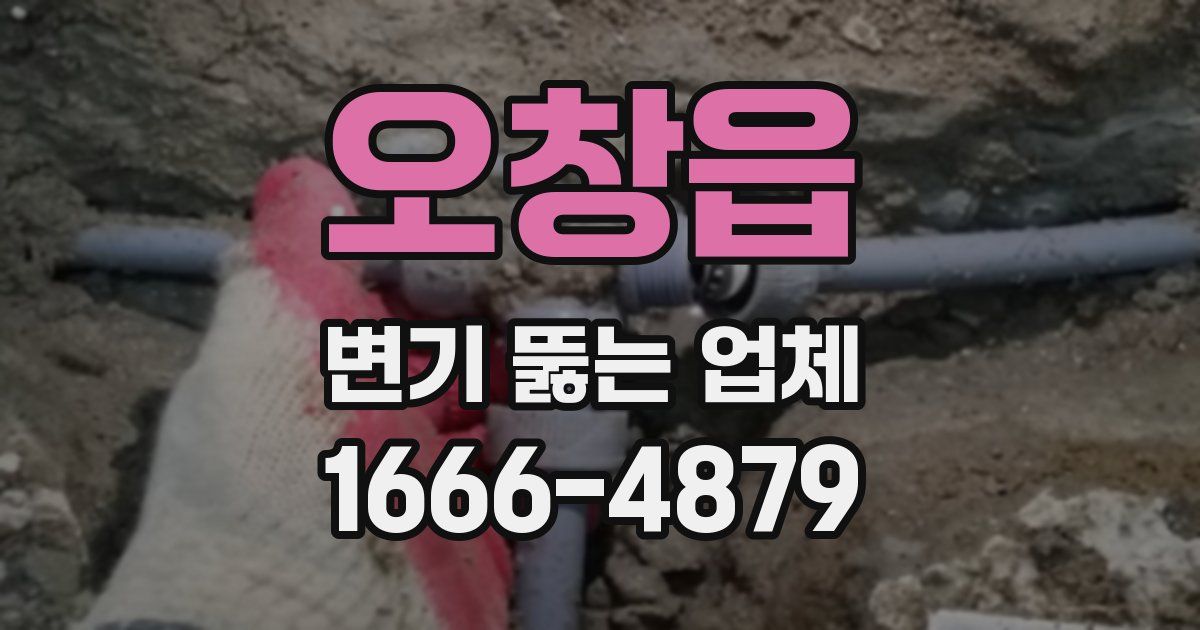 오창읍 변기 뚫는 업체