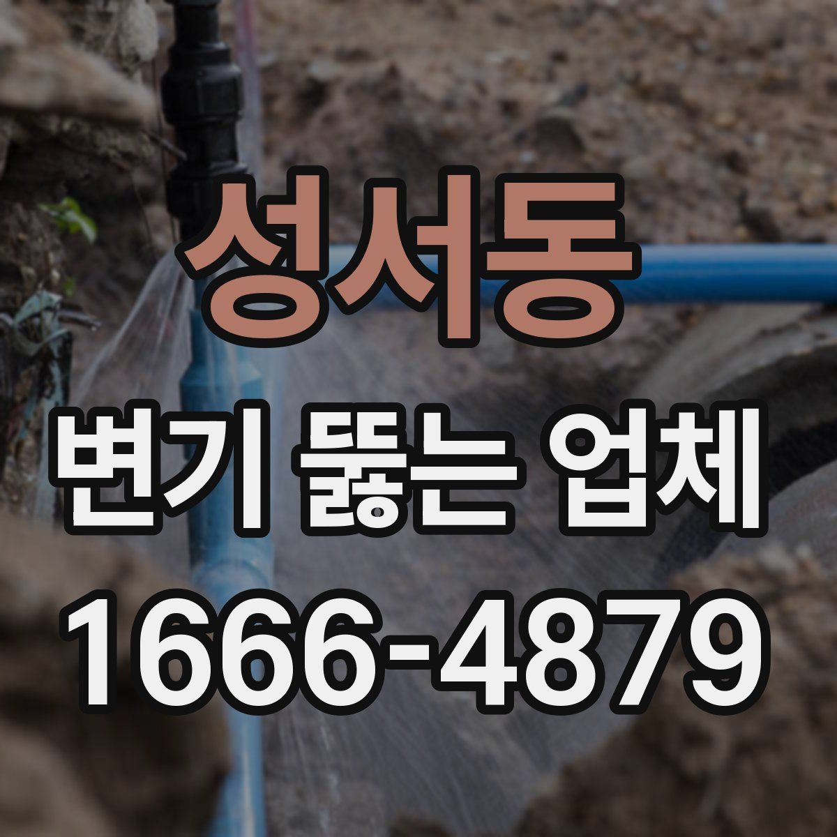 성서동 변기 뚫는 업체
