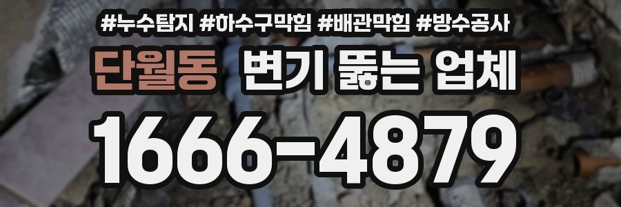 단월동 변기 뚫는 업체