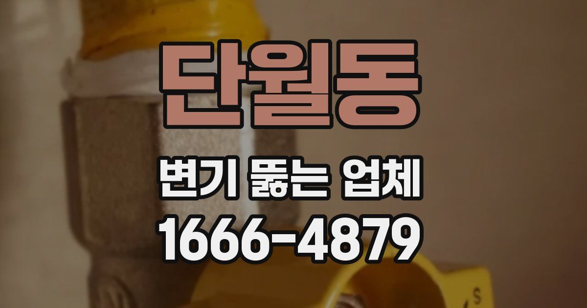 단월동 변기 뚫는 업체