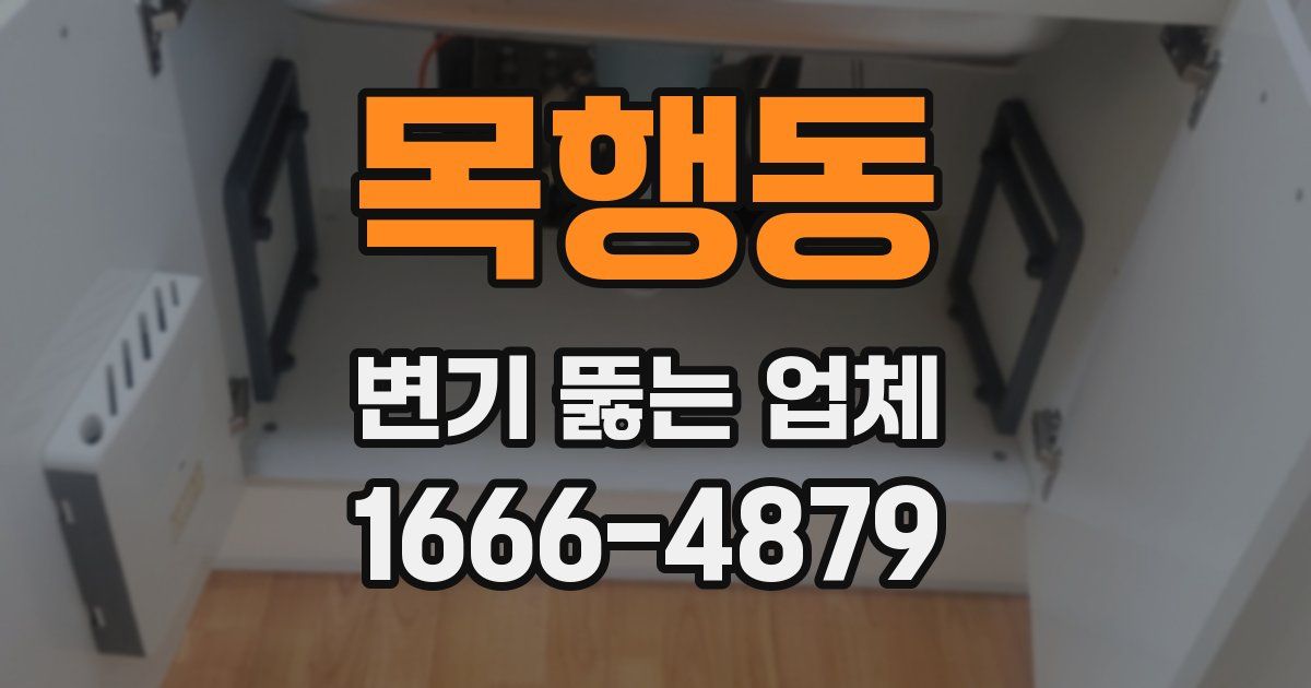 목행동 변기 뚫는 업체