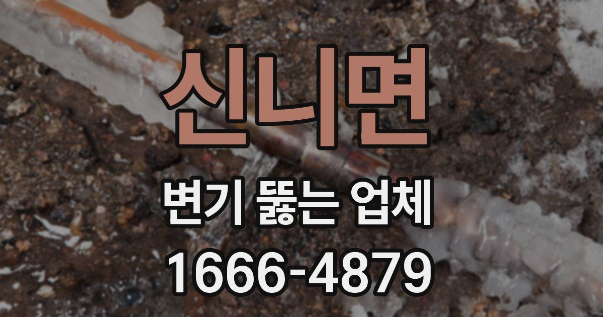 신니면 변기 뚫는 업체