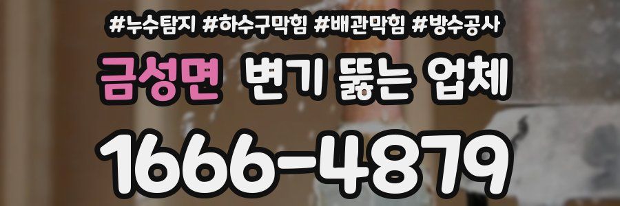 금성면 변기 뚫는 업체