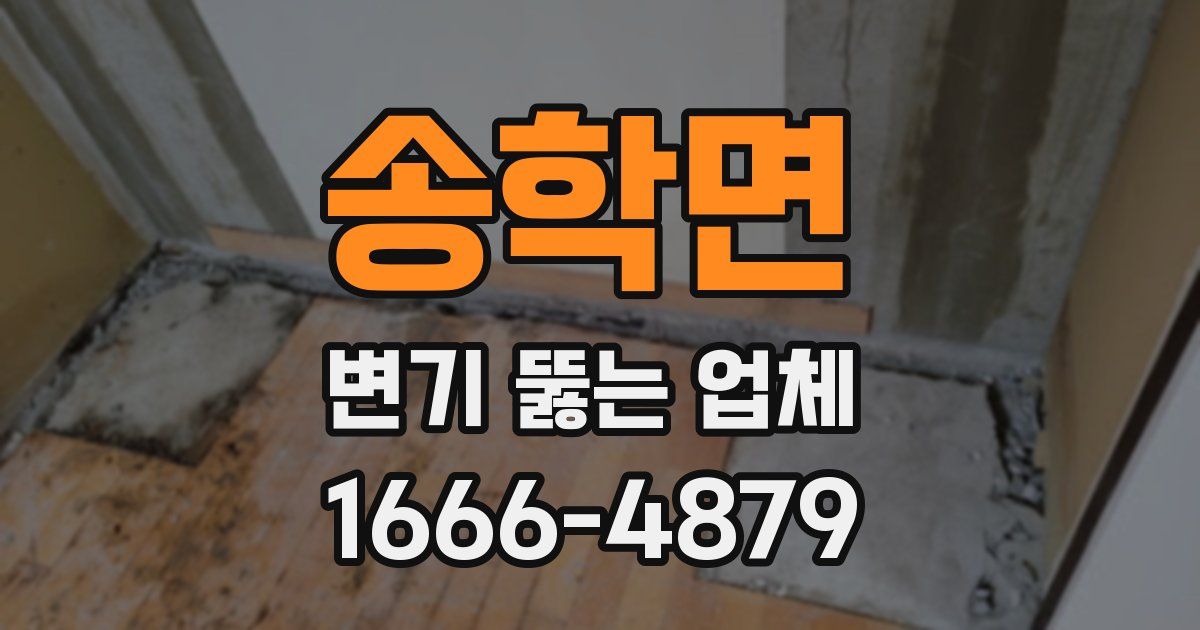 송학면 변기 뚫는 업체