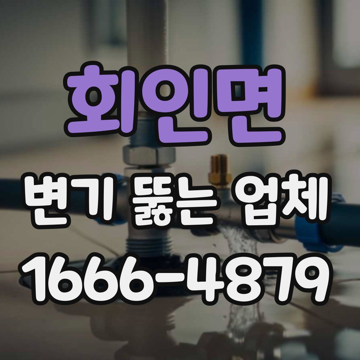 회인면 변기 뚫는 업체