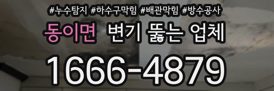 동이면 변기 뚫는 업체