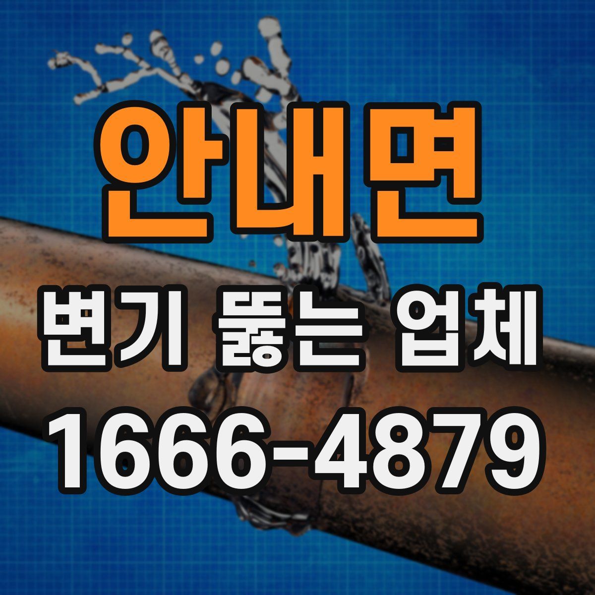 안내면 변기 뚫는 업체