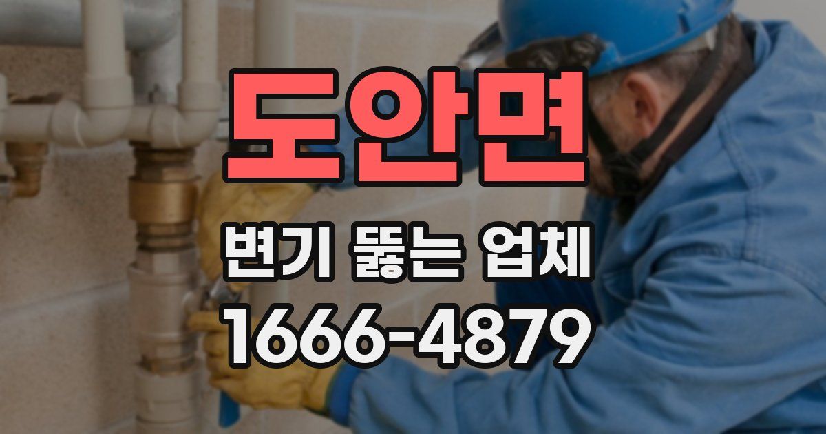 도안면 변기 뚫는 업체