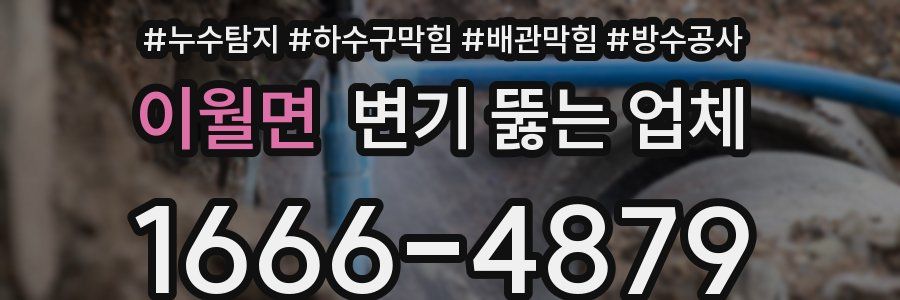 이월면 변기 뚫는 업체