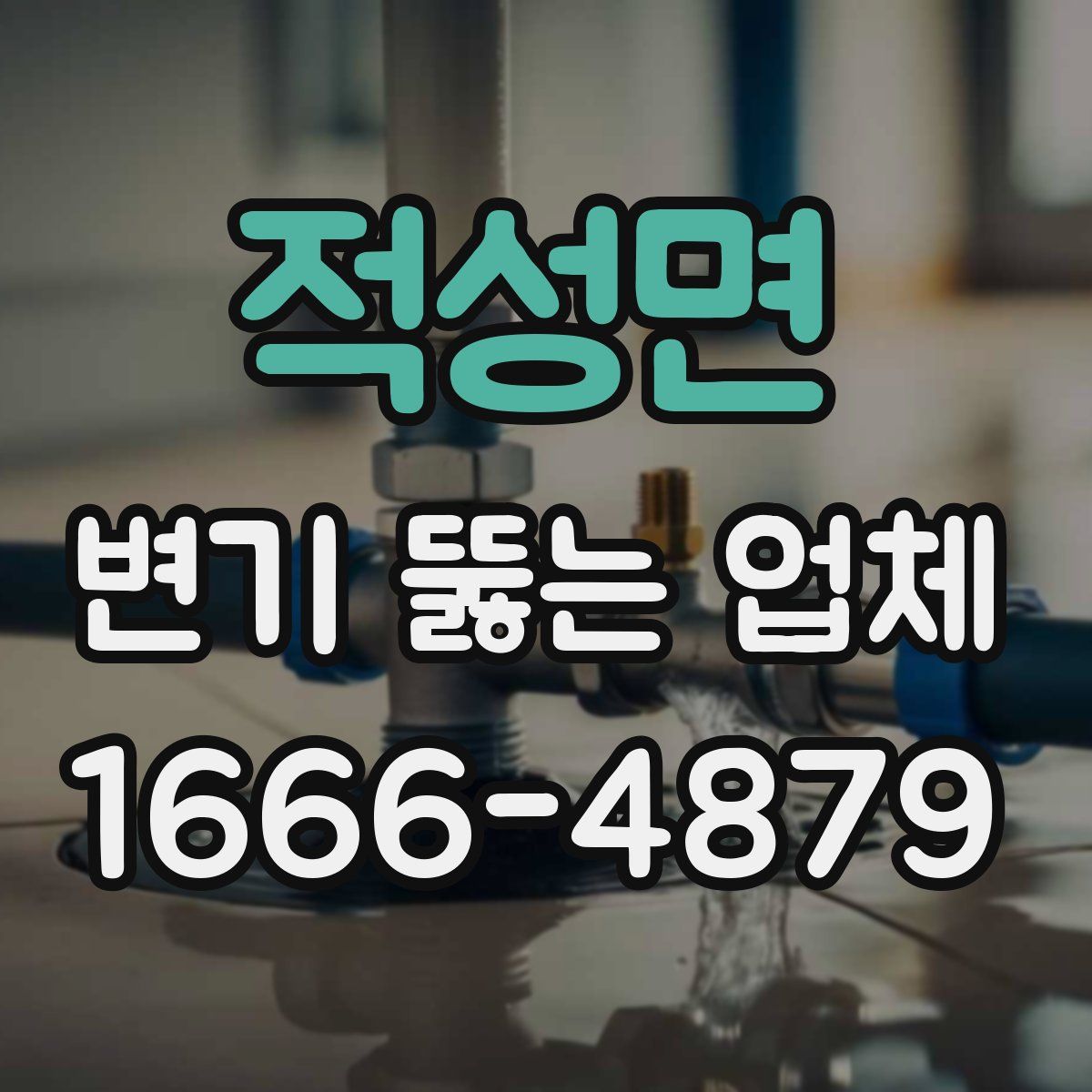 적성면 변기 뚫는 업체