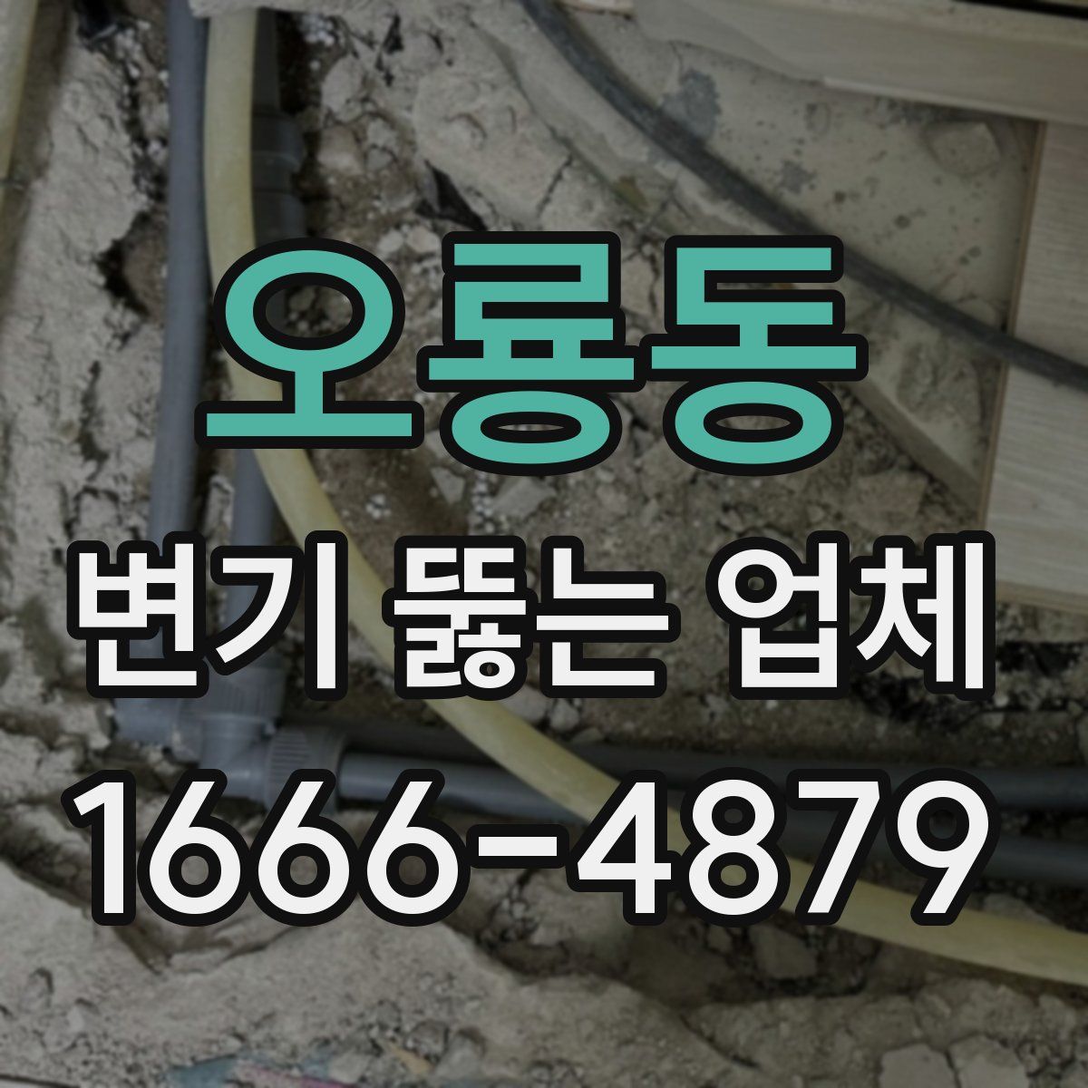 오룡동 변기 뚫는 업체