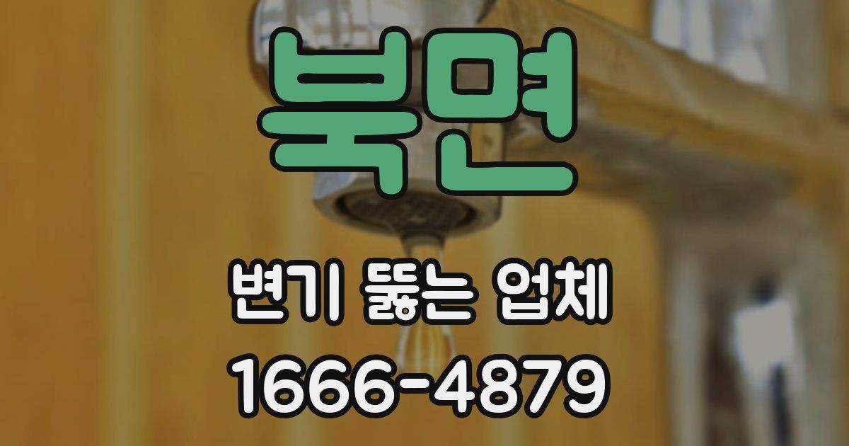 북면 변기 뚫는 업체
