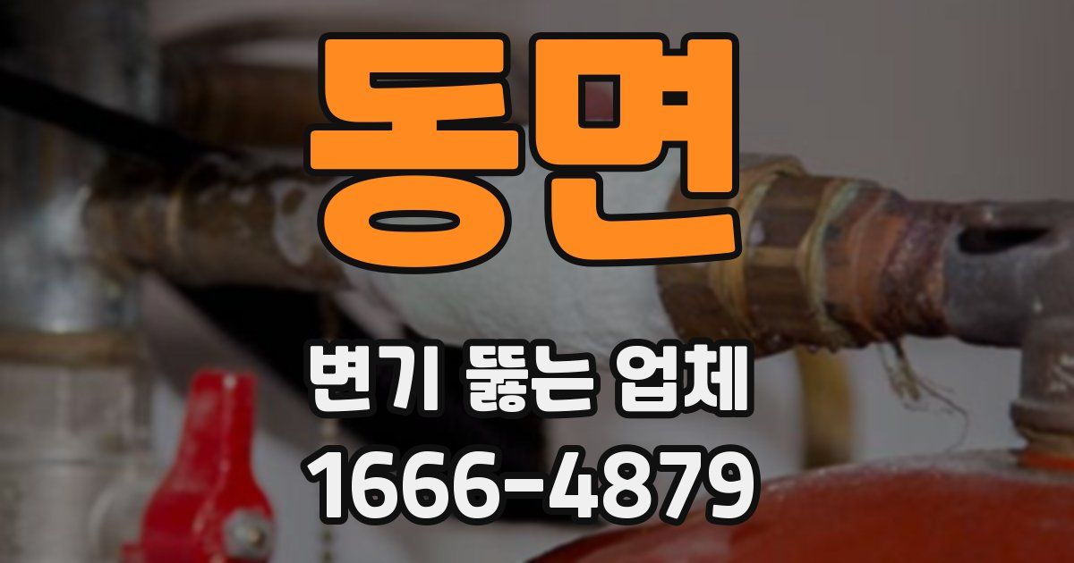 동면 변기 뚫는 업체
