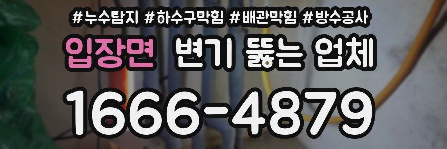 입장면 변기 뚫는 업체