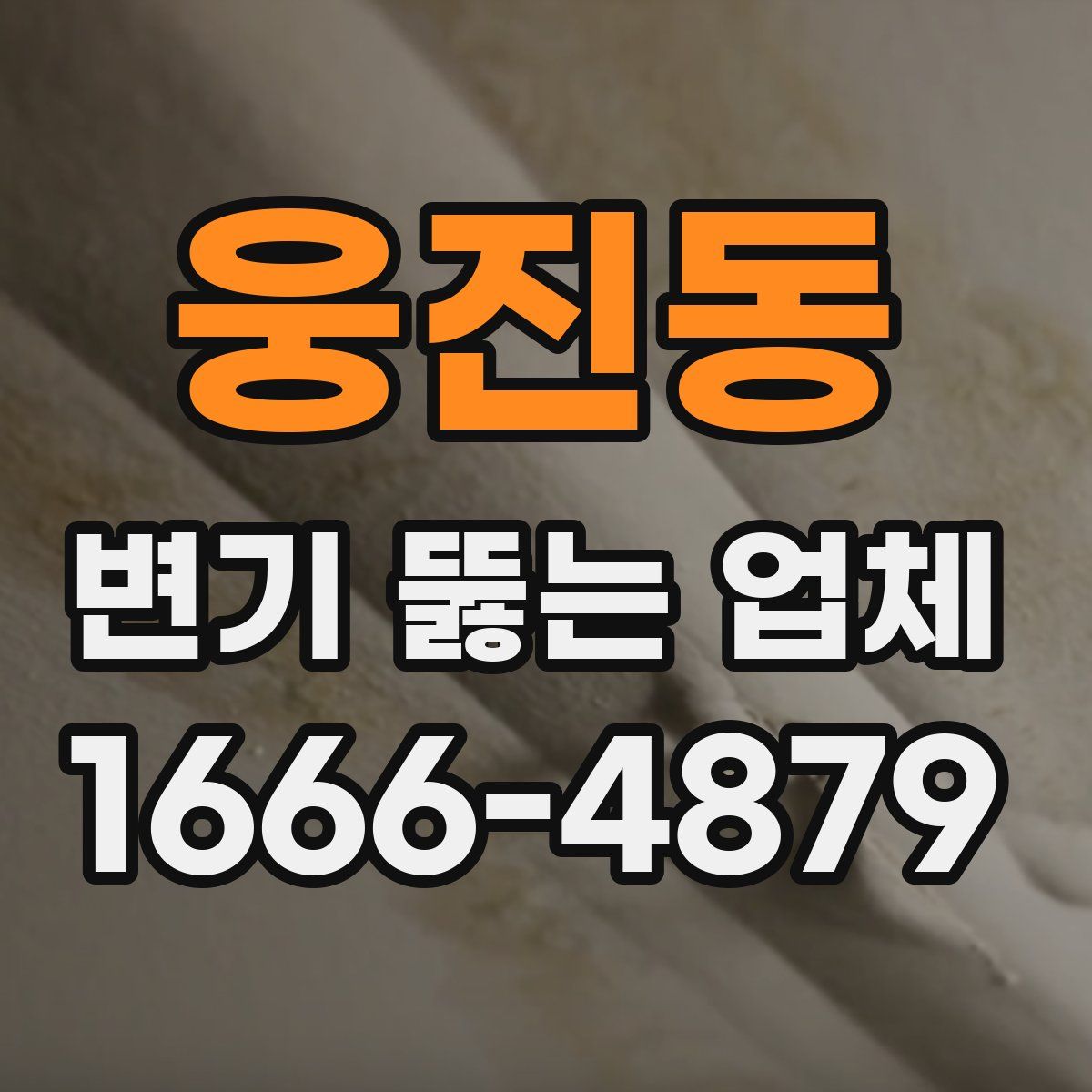 웅진동 변기 뚫는 업체