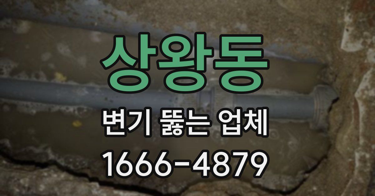 상왕동 변기 뚫는 업체