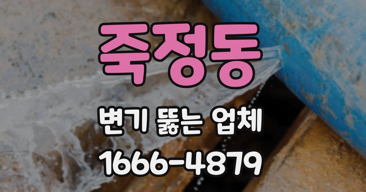 죽정동 변기 뚫는 업체