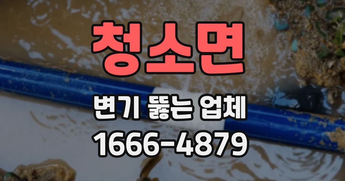 청소면 변기 뚫는 업체