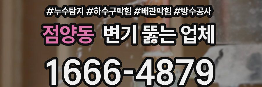 점양동 변기 뚫는 업체