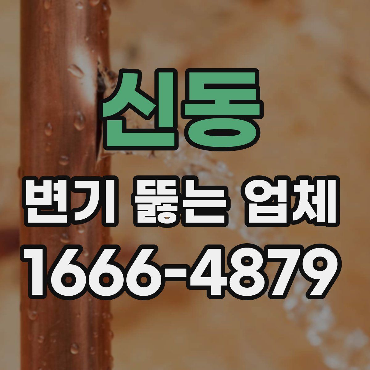 신동 변기 뚫는 업체