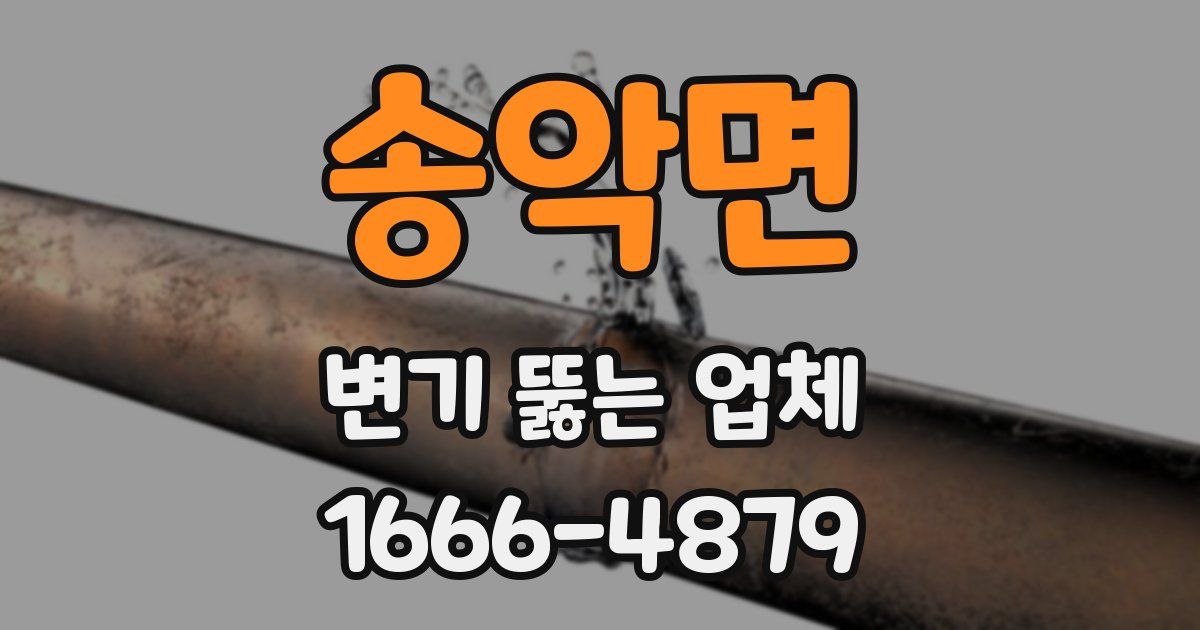 송악면 변기 뚫는 업체