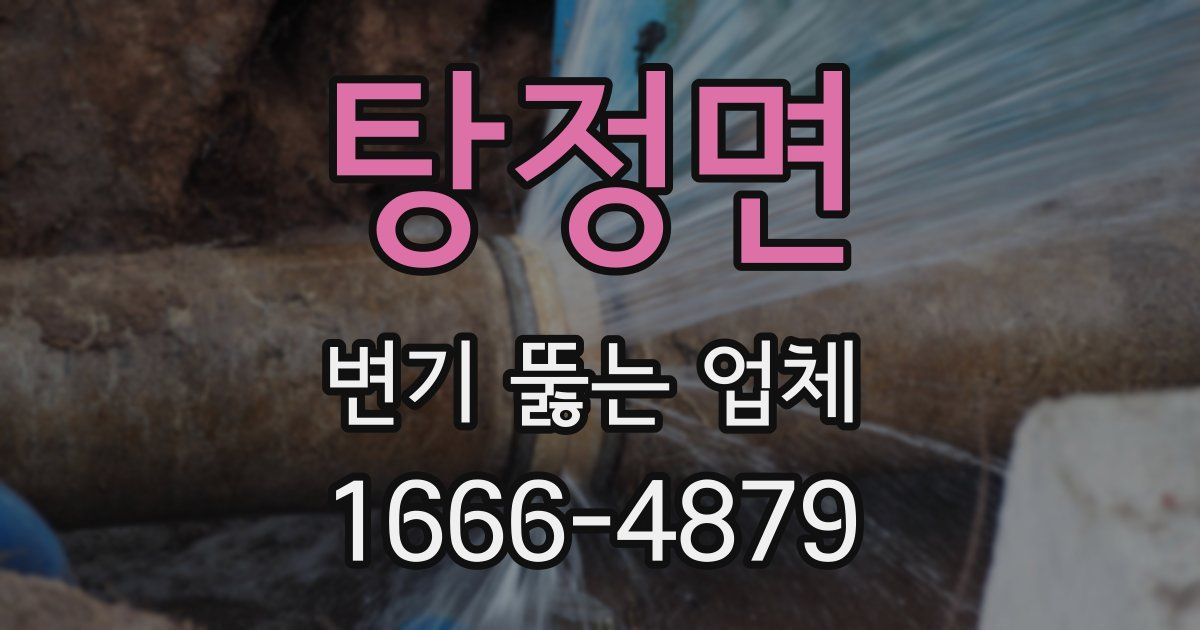 탕정면 변기 뚫는 업체